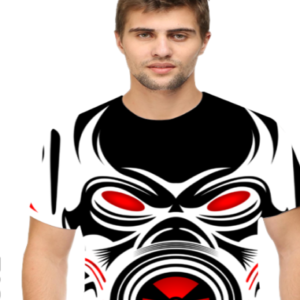 AOP Round Neck Printed T-Shirt