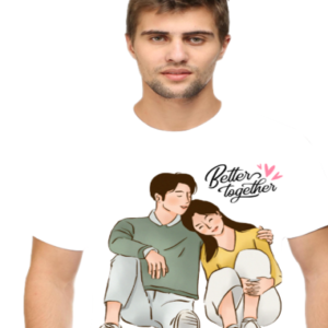 AOP Round Neck Printed T-Shirt | Better Together