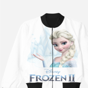 Kids AOP Kids Bomber Jacket White – Frozen