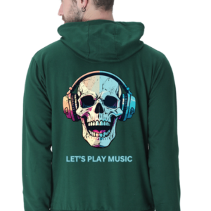 Unisex Hoodie - Skull Design (Back Design)