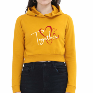 Female Crop Hoodies - Together