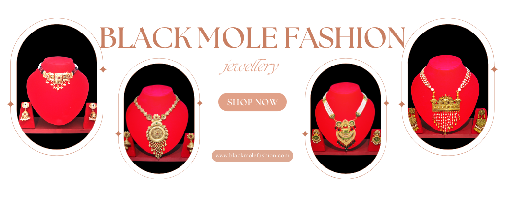 BLACK MOLE FASHION NECKLACE