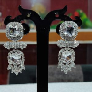 Dazzling Brilliance American Diamond Earrings