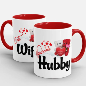 Personalised Red Patch Mug