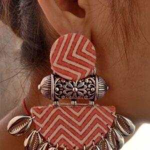 Handmade Fabric Earring