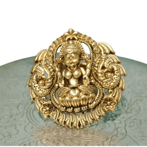 Saraswathi Copper Ring: A Touch of Rajwadi Royalty