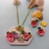 Floral Handcraft Necklace Set_1