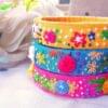 Elegant Whimsy Hand-Embroidered Bangles